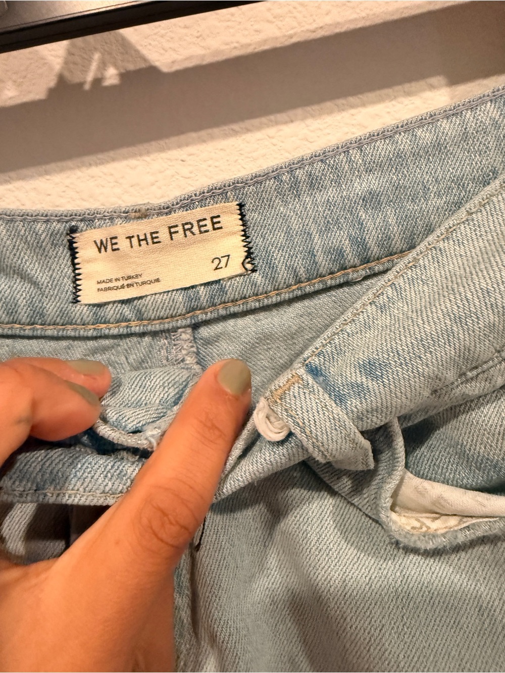 Free People We The Free Westward Demi Jean Fade Into You sz 27 - Picture 10 of 11